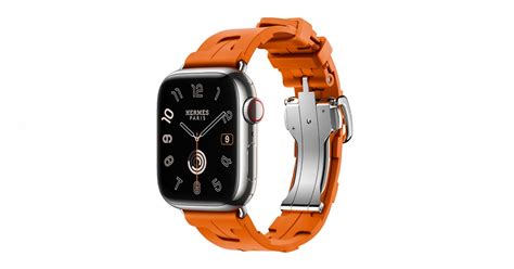 hermes rubber strap apple watch